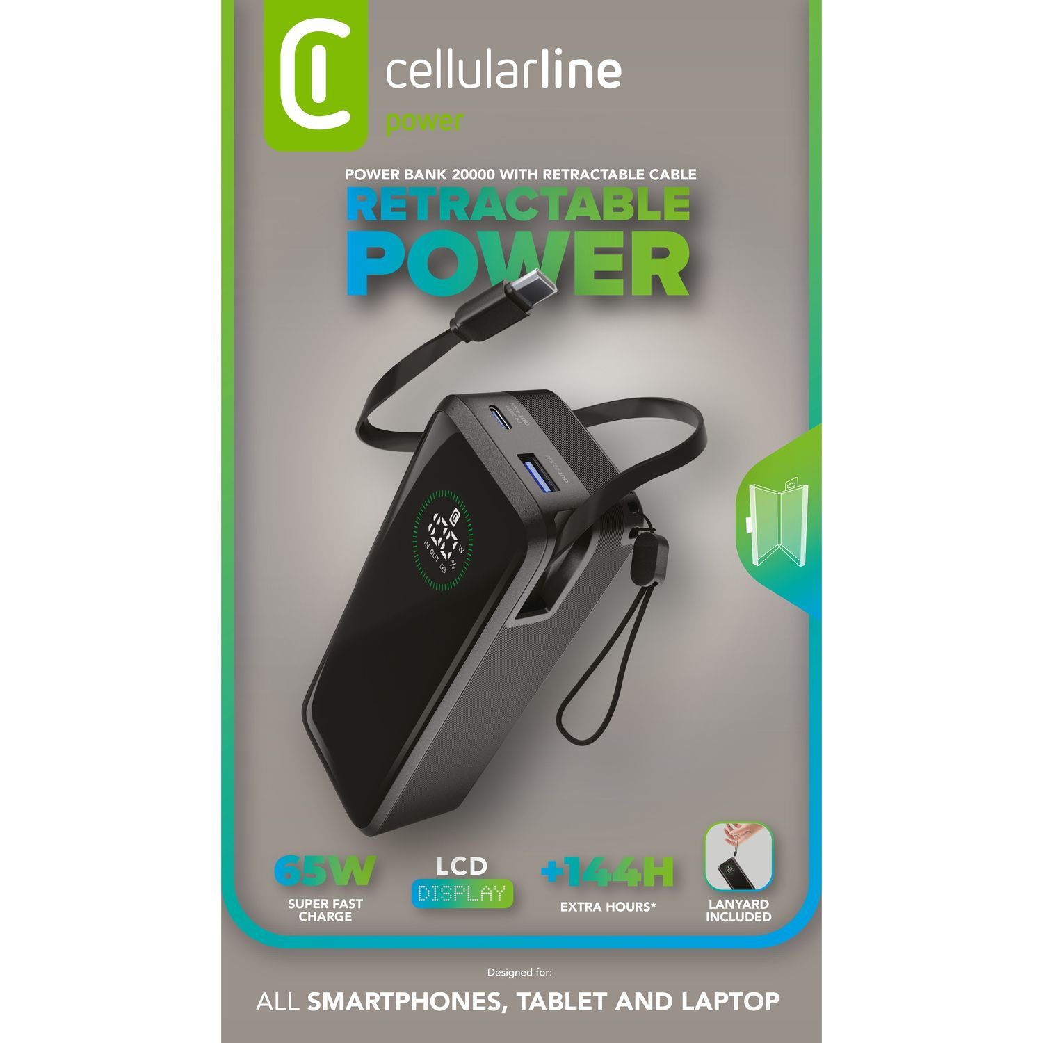 Cellularline Power Bank Roller 20000 – image 2