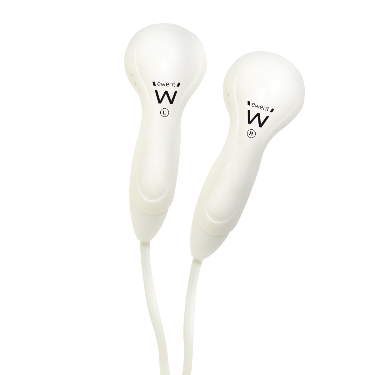 Ewent EW3581 headphones/headset Wired In-ear White – image 1