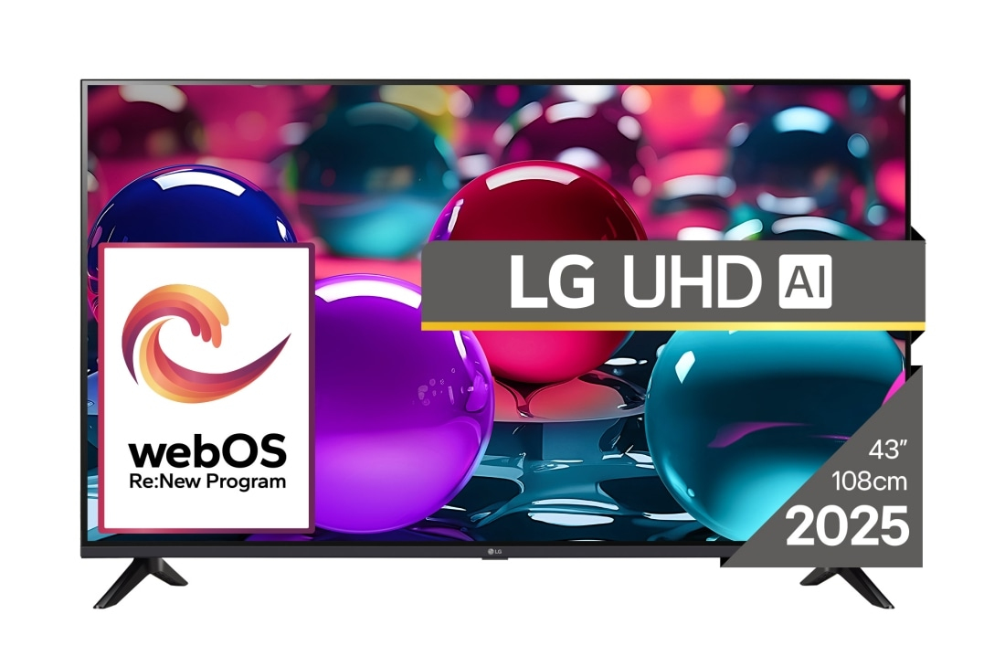 TV LG LED 43UA73003LA 43 4K Ultra HD Smart TV WiFi Dolby Audio — photo 2