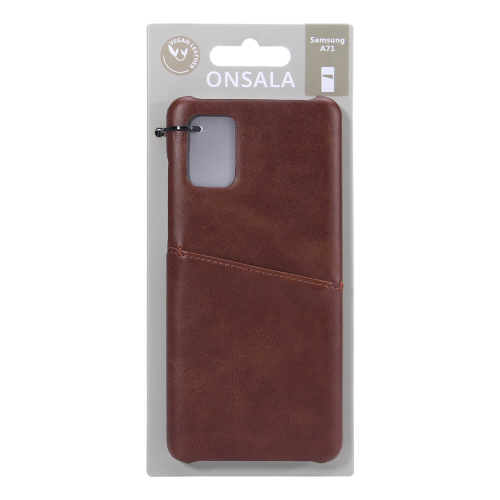 Onsala Mobilecover Brown Samsung A71 Creditcard Pocket – image 2