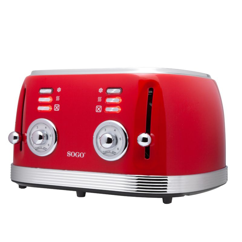 Sogo TOS-SS-5465 toaster 6 4 slice(s) Red – image 2