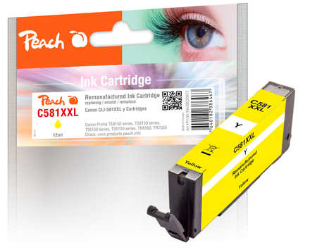 Peach 320672 ink cartridge 1 pc(s) Compatible Extra (Super) High Yield Yellow