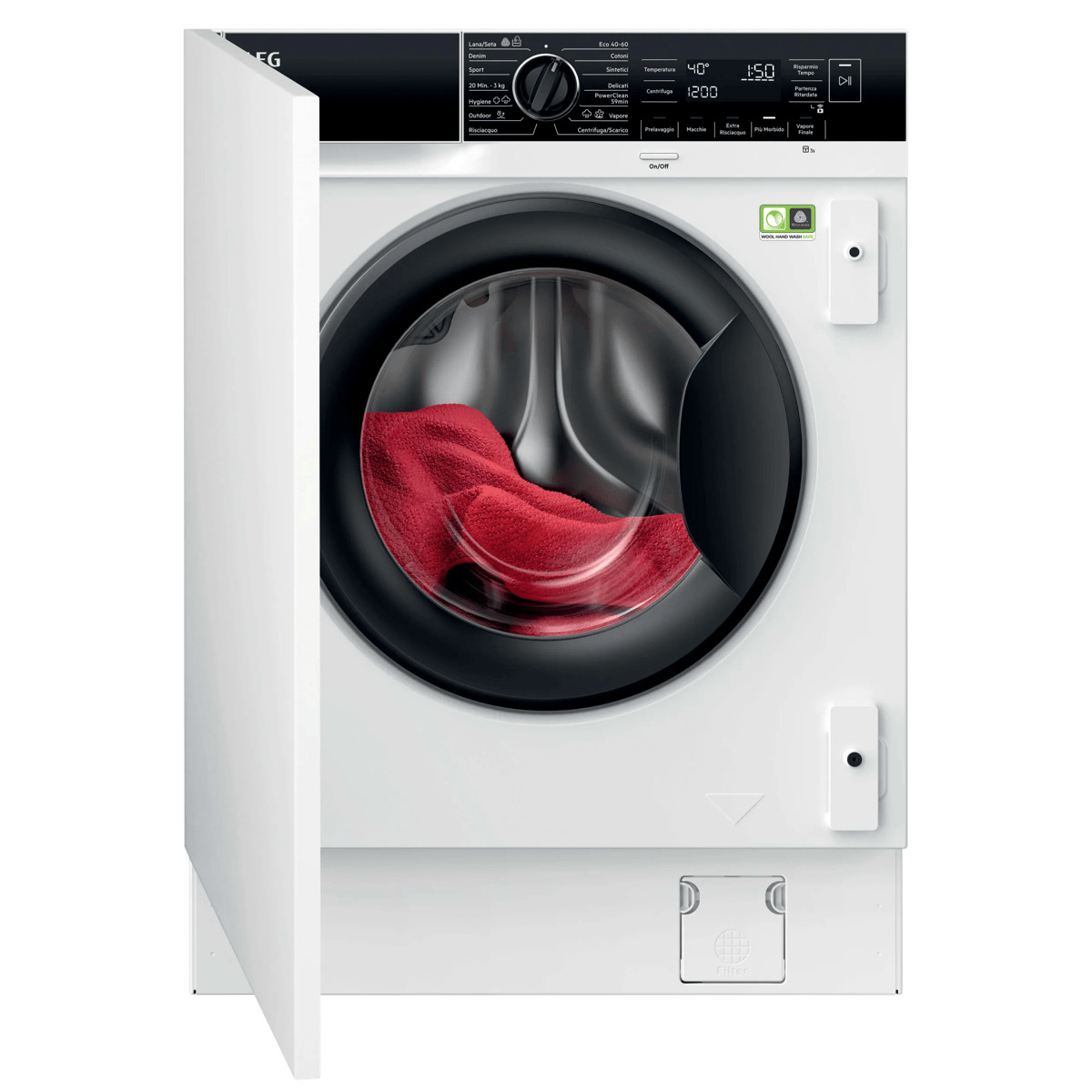 AEG L8FEE84BI washing machine Front-load – image 1