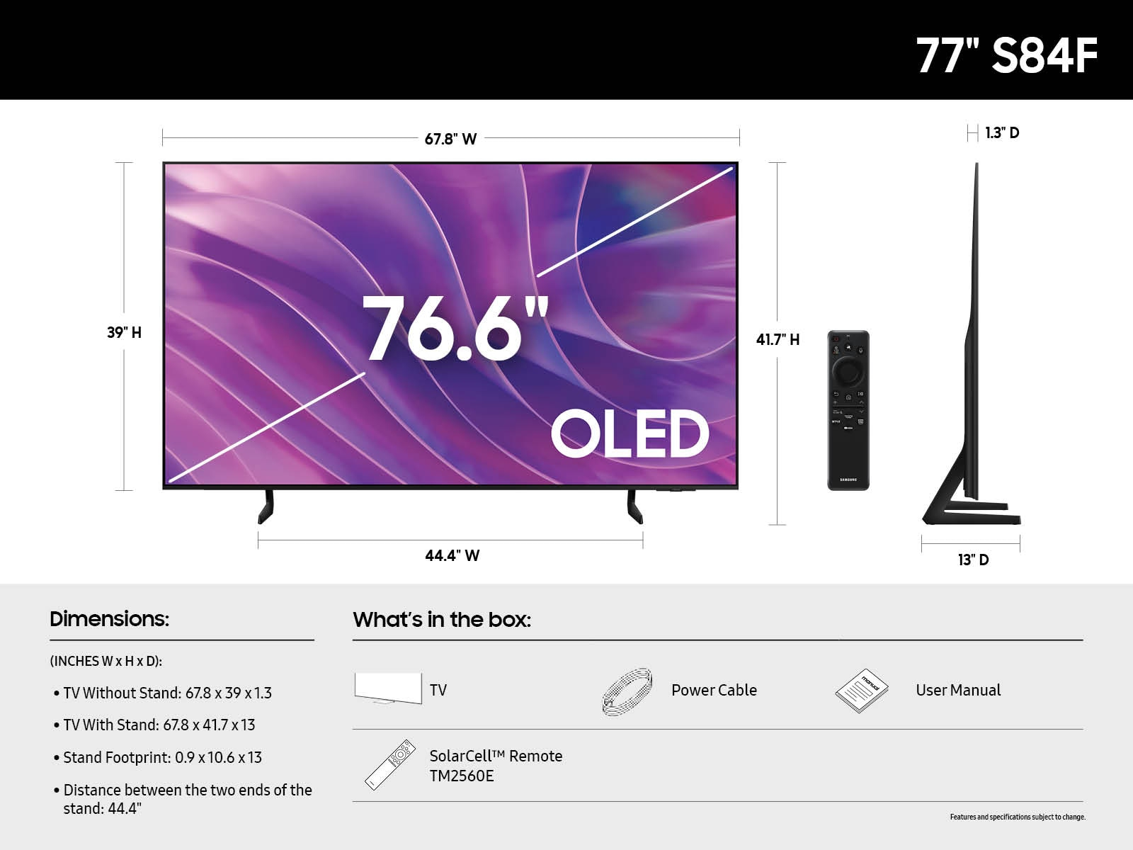 Samsung Series 8 QN77S84FAEXZA TV – image 5