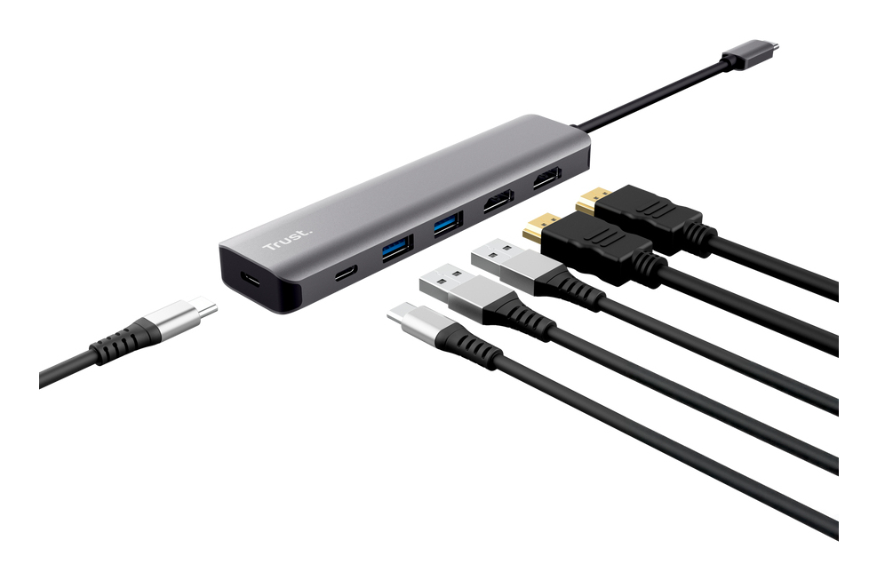 Trust Dalyx Wired USB 3.2 Gen 1 (3.1 Gen 1) Type-C Grey – image 2