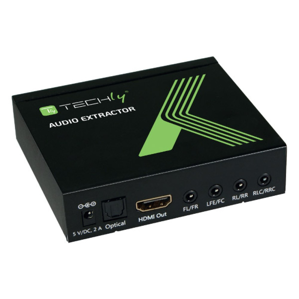 Techly IDATA HDMI-EA74K Estrattore audio SPDIF 5.1CH, analogico …