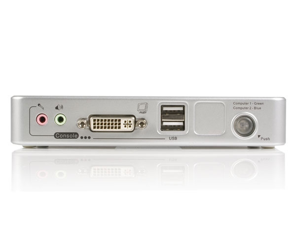 StarTech.com 2 Port USB DVI KVM Switch with Audio and Cables – image 3
