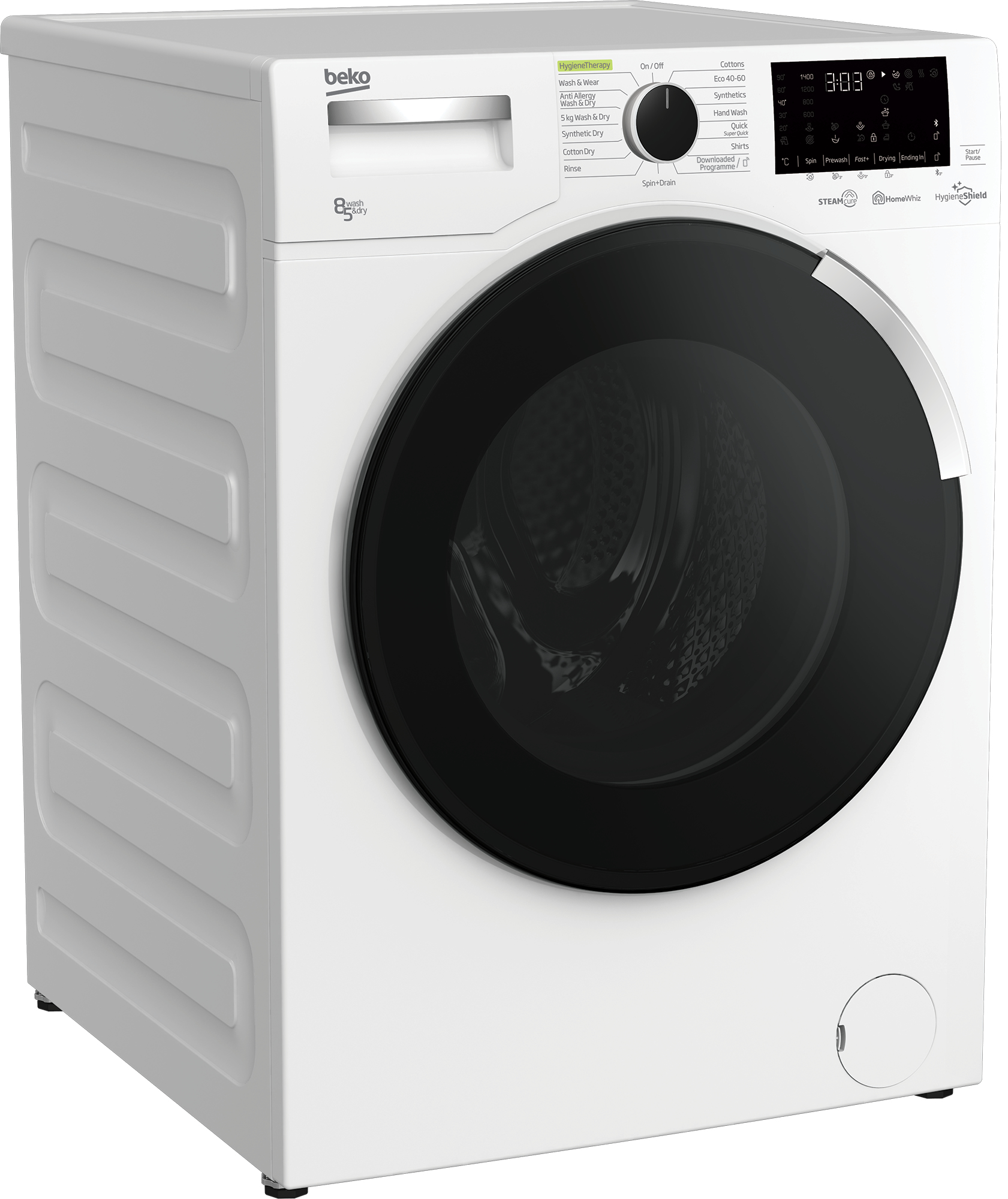 Beko WDEY854044HW washer dryer Freestanding Front-load White – image 3