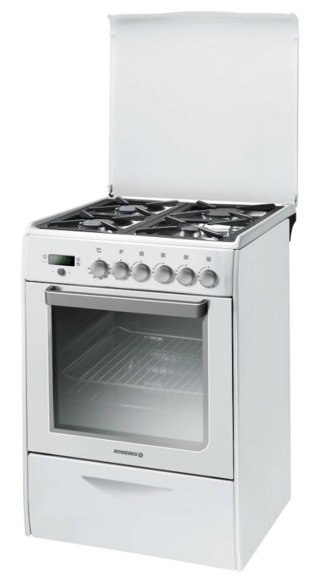 Rosieres RGP6376RBX cooker Freestanding cooker Electric Gas White