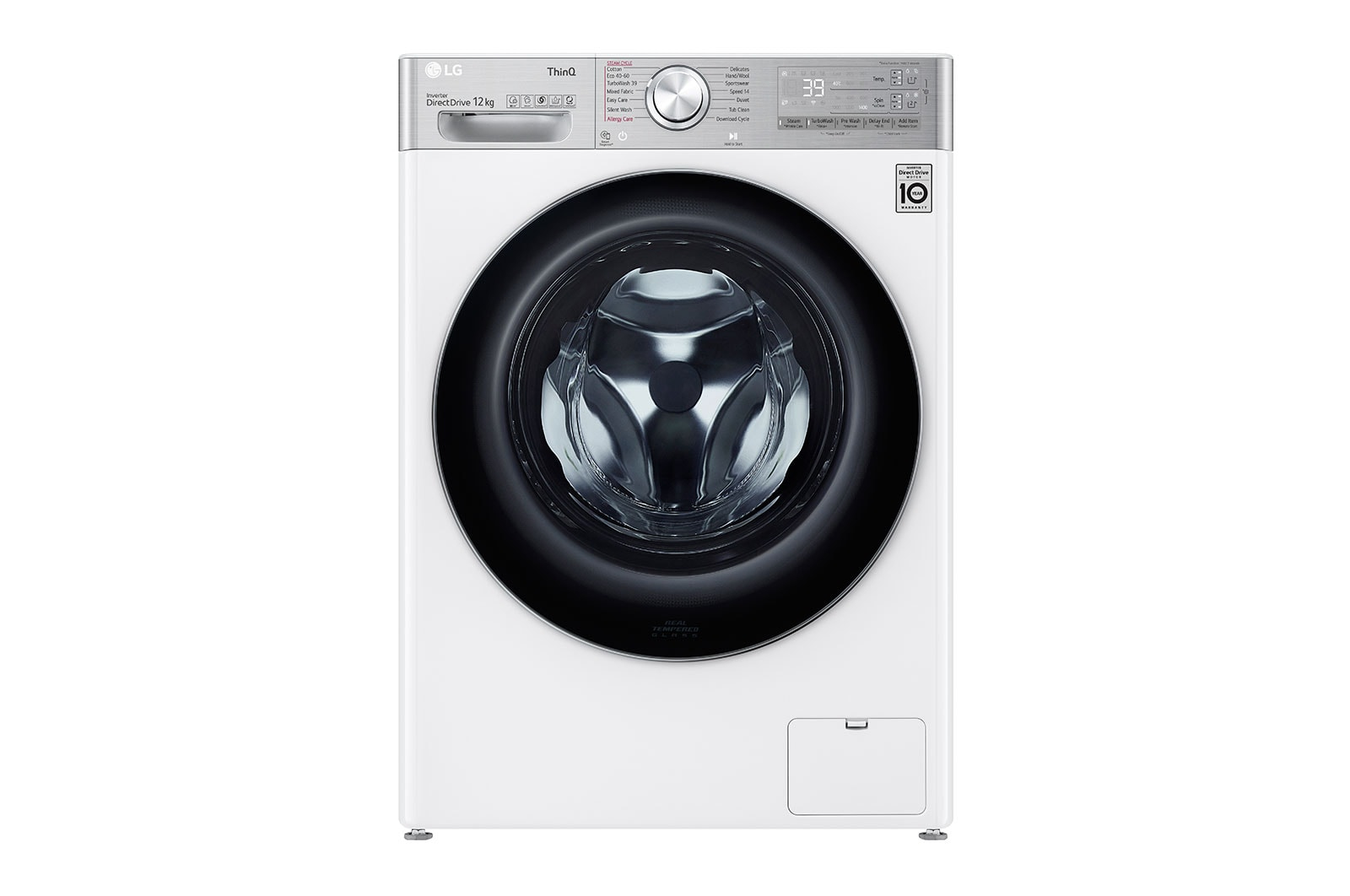 LG F4DV9512P2W washer dryer Freestanding Front-load White