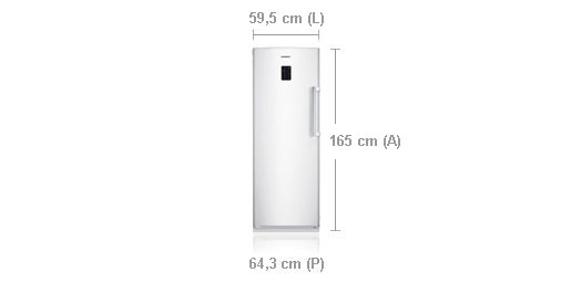 Samsung RZ60FHSW Upright freezer Freestanding – image 3