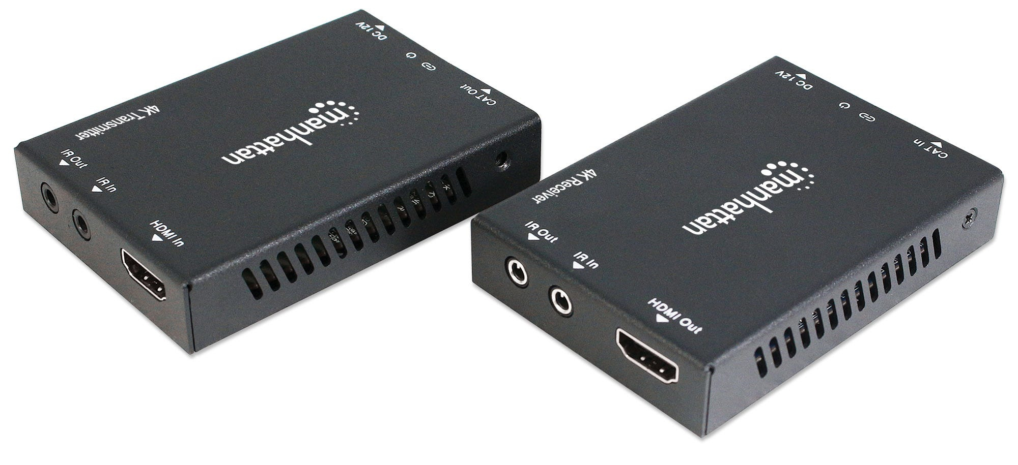 Manhattan 4K HDMI over Ethernet Extender Kit, Extends Distances of 4K@30Hz up to 50m and 1080p up to 60m with a Single Ethernet Cable, Power over Cable, Bi-Dire – image 2