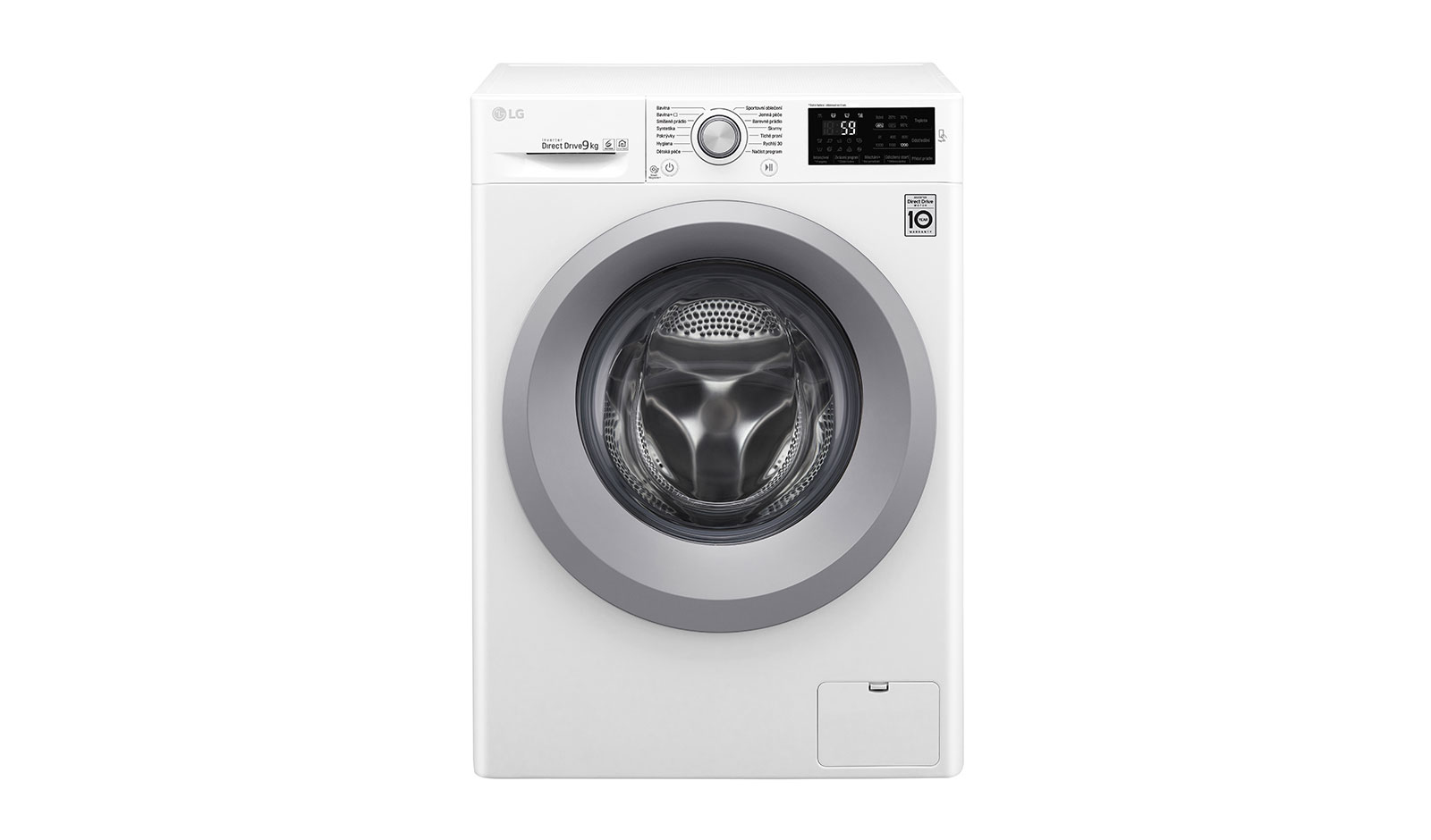 LG F4TURBO9S washer dryer Freestanding Front-load White – image 1