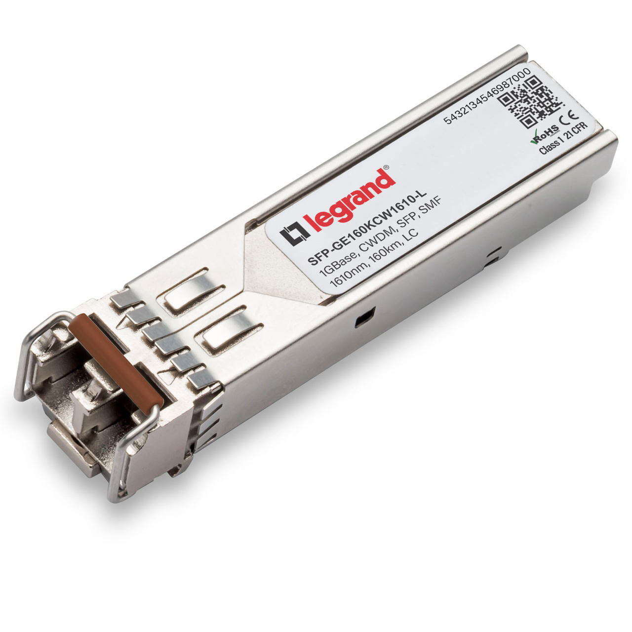 Legrand SFP-GE160KCW1610-L network transceiver module Fiber optic 1000 Mbit/s 1610 nm