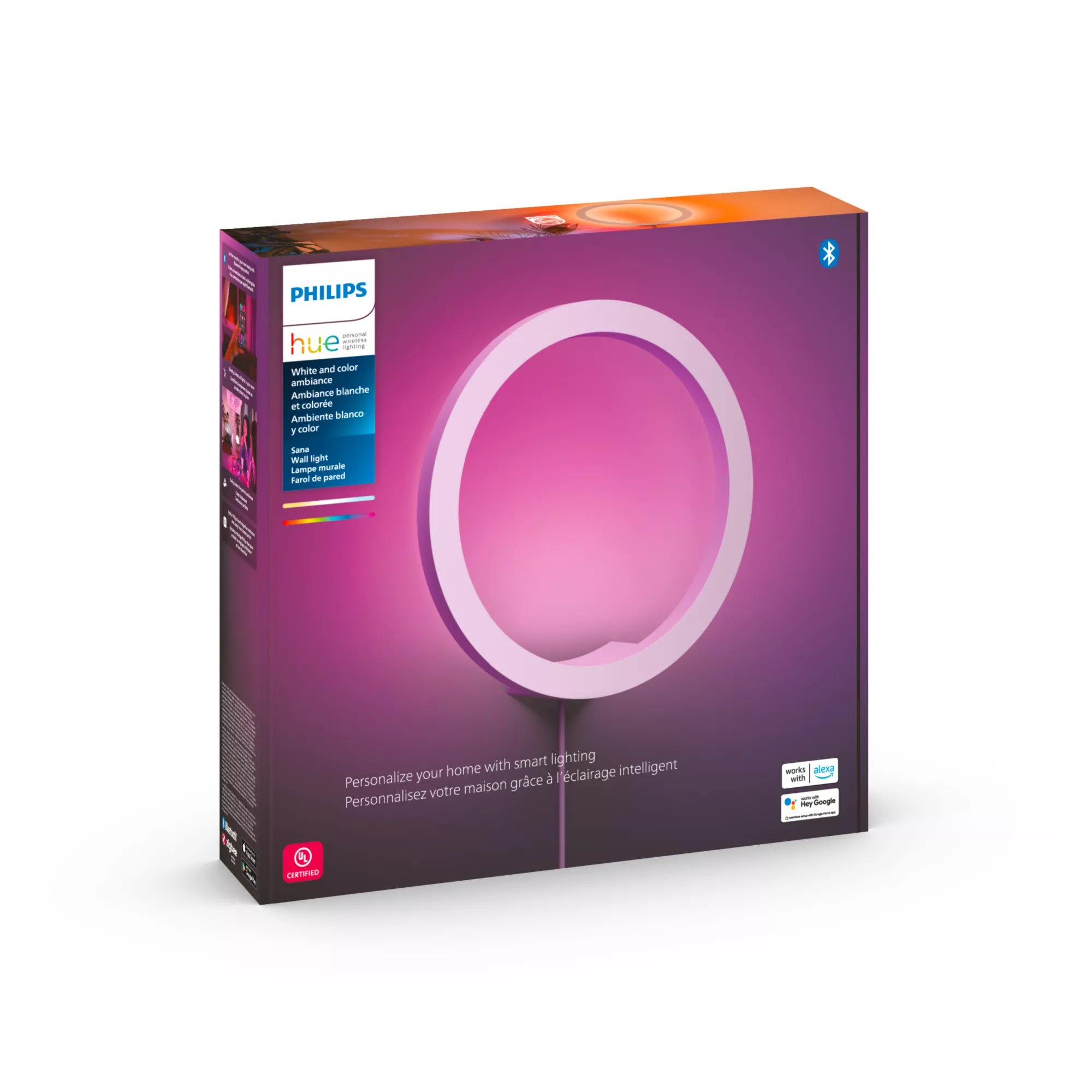 Philips by Signify Philips Hue White and colour ambience 046677579876 smart lighting Smart wall light Bluetooth/Zigbee – image 3
