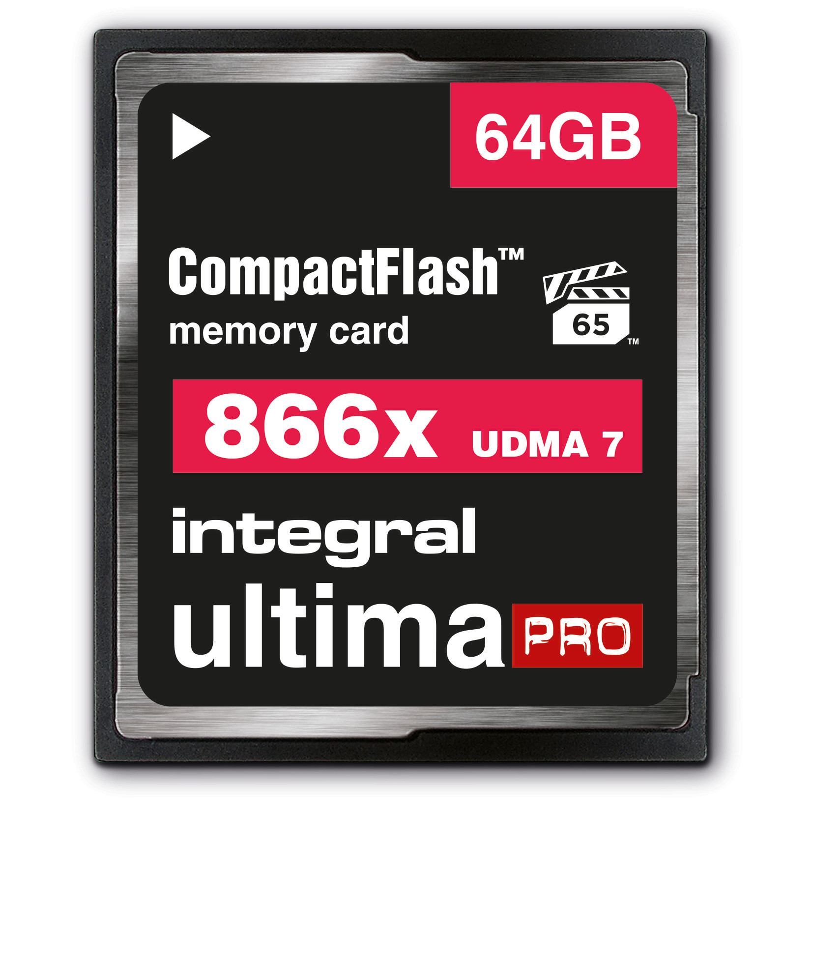 Integral 64GB COMPACT FLASH MEMORY CARD CF UDMA 7 VPG-65 ULTIMA PRO UP TO R-130 W-70 866X