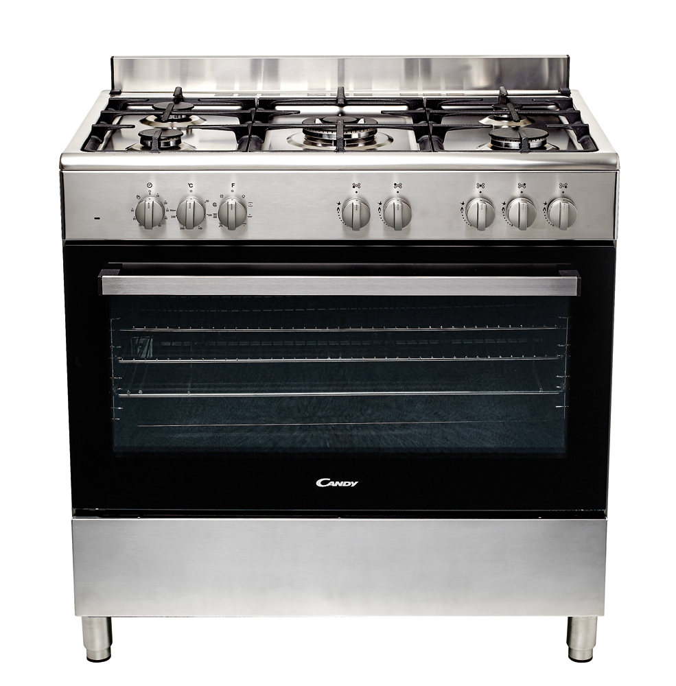Candy CCGM9055PX Freestanding cooker Electric Gas Stainless steel