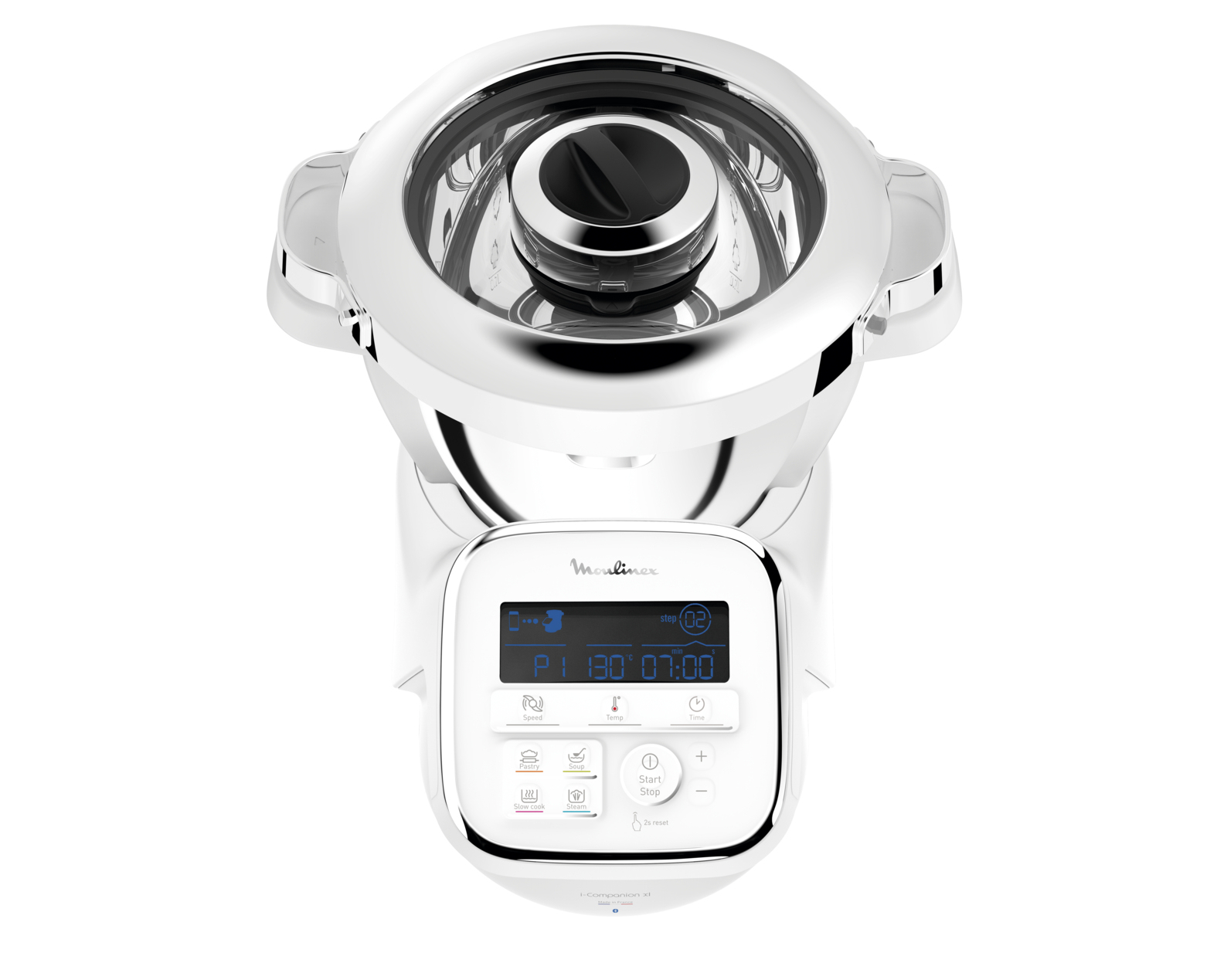 Moulinex HF908 1550 W 4.5 L Stainless steel, White – image 3
