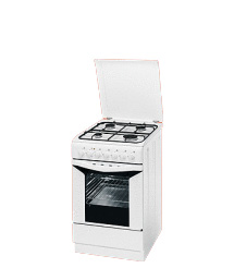 Indesit K3G11W Gas/elektro fornuis