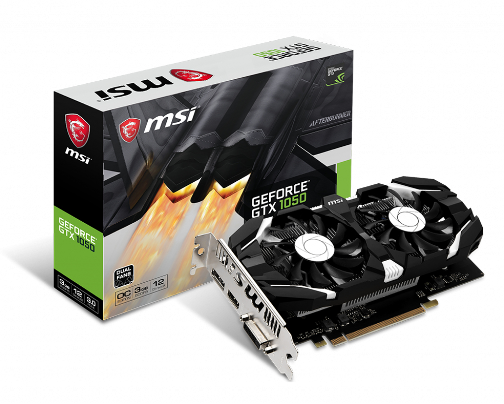 MSI GTX 1050 3GT OC – image 1
