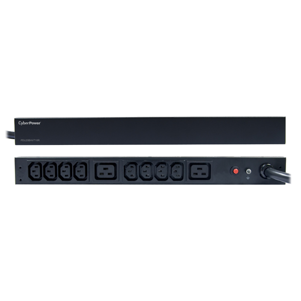 CyberPower PDU20BHVT10R power distribution unit (PDU) 10 AC outlet(s) 1U Black – image 2