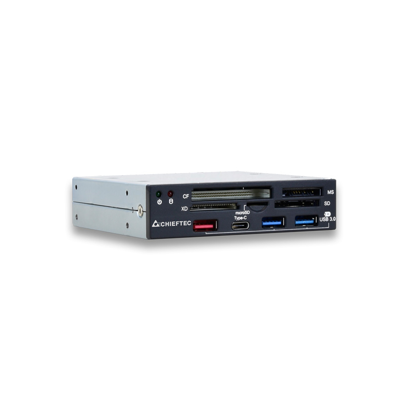 Chieftec CRD-901H card reader Internal Black, Grey – image 1