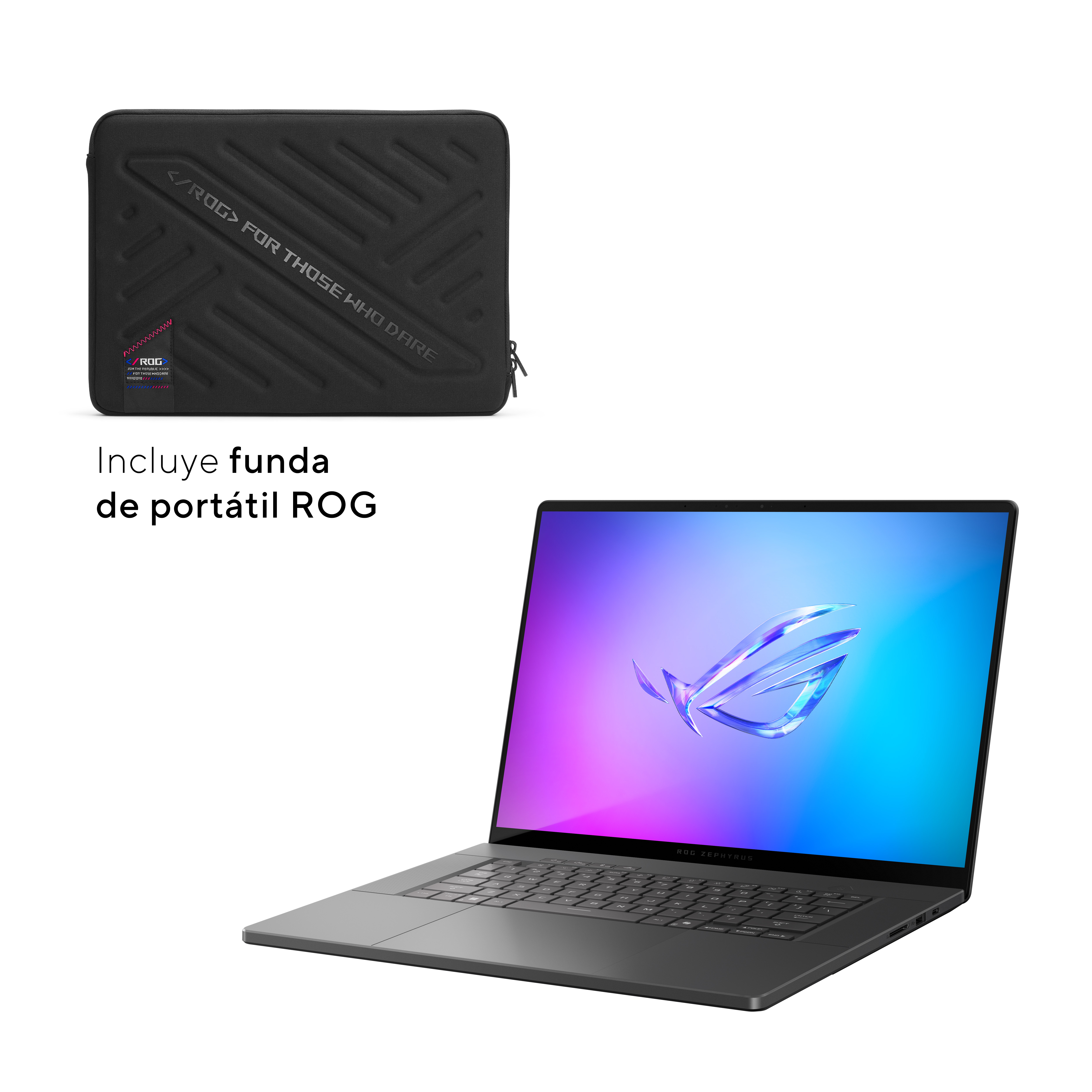 Portátil gaming - ASUS ROG Zephyrus G16 OLED GU605CW-QR127W, 16 " WQXGA, Intel® Core™ Ultra 9 285H, 64 GB RAM, 2 TB SSD, GeForce RTX™ 5080, Windows 11 - imagen 3