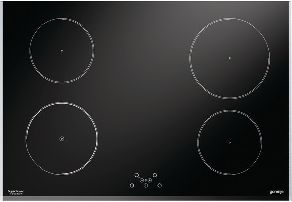 Gorenje IT712AXC Black Built-in Zone induction hob 4 zone(s)