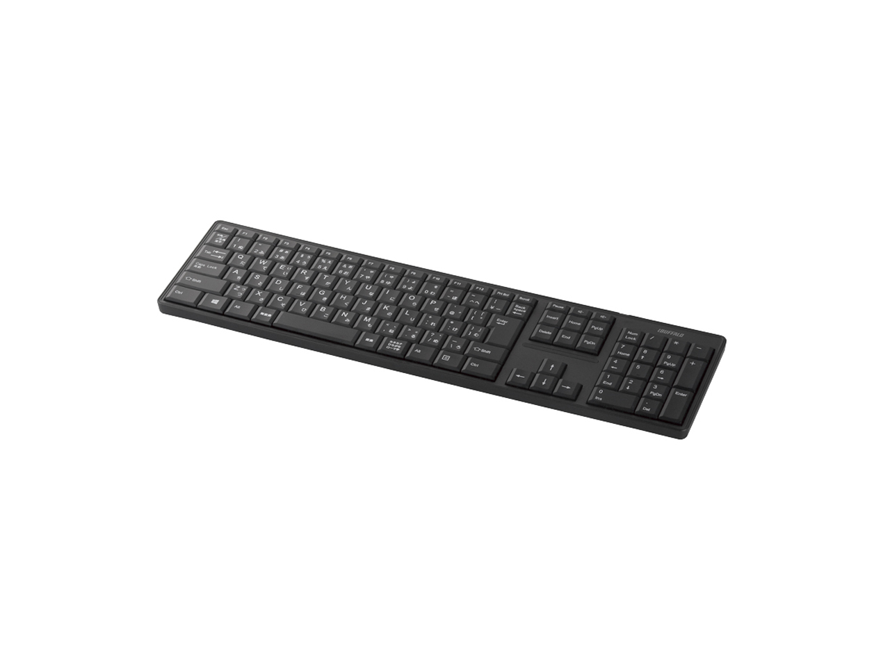 Buffalo BSKBW100BKZ keyboard Universal RF Wireless QWERTY Japanese Black