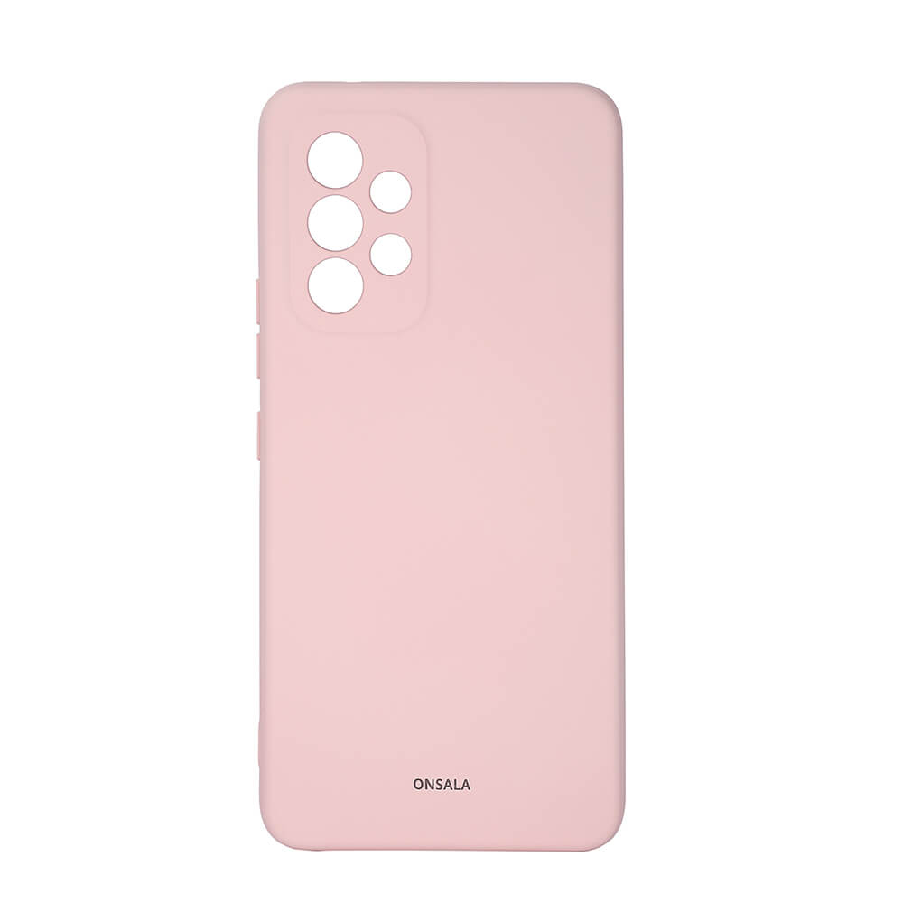 Onsala Phone Case Silicone Chalk Pink - Samsung A53 – image 1