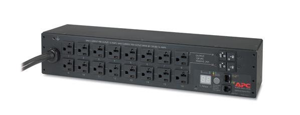 APC AP7802B power distribution unit (PDU) 16 AC outlet(s) 2U Black – image 1