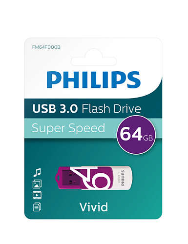 Philips FM64FD00B USB flash drive – image 2