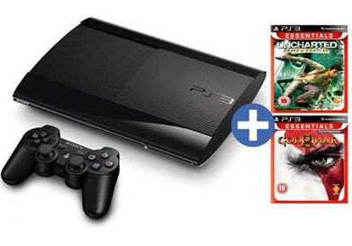 Sony Interactive Entertainment PlayStation 3 12GB Super Slim + God of War III + Uncharted: Drake's Fortune – image 2