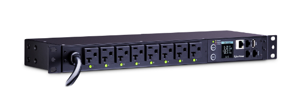 CyberPower PDU81002 power distribution unit (PDU) 8 AC outlet(s) 1U Black – image 2