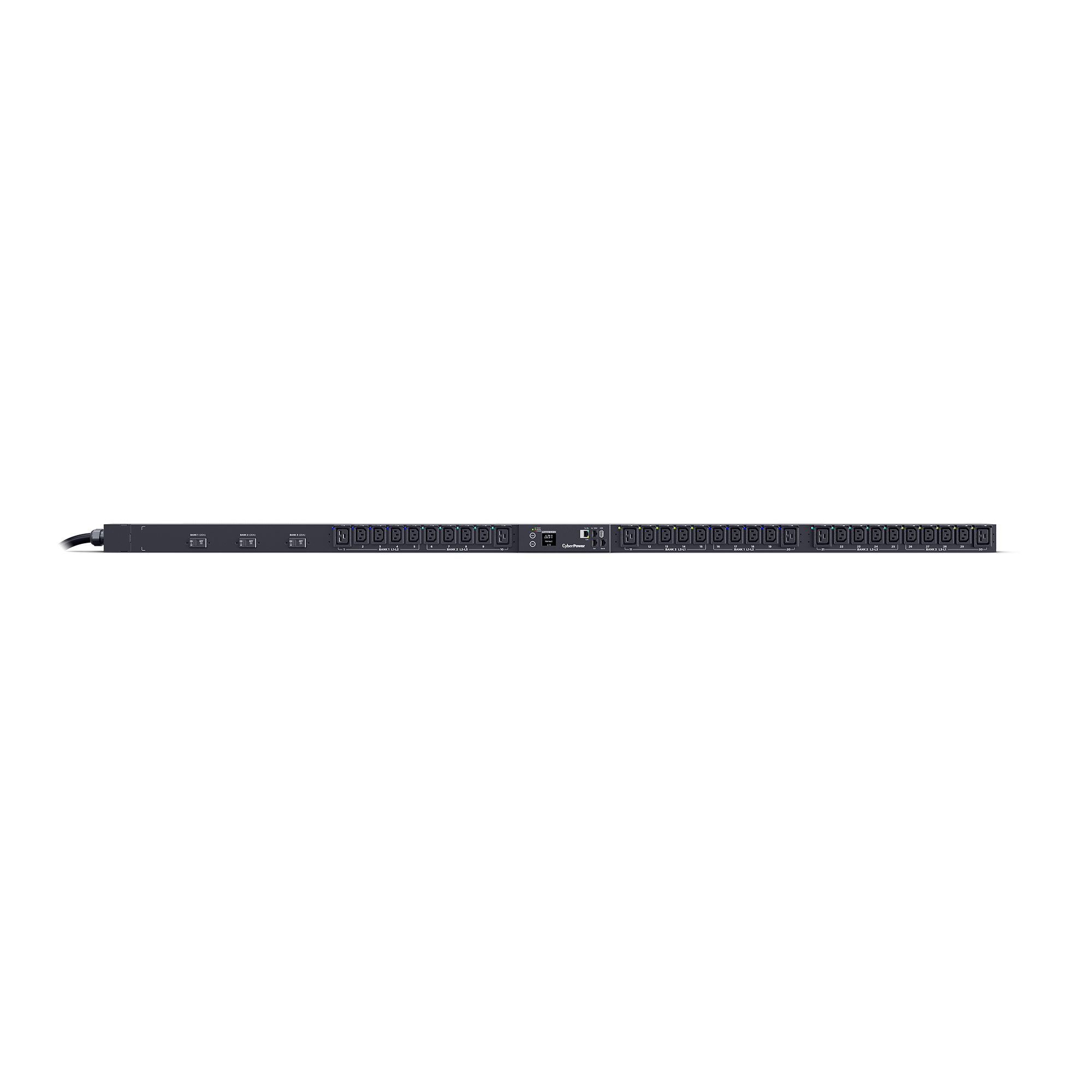 CyberPower 30A 3-Phase Switched MBO PDU