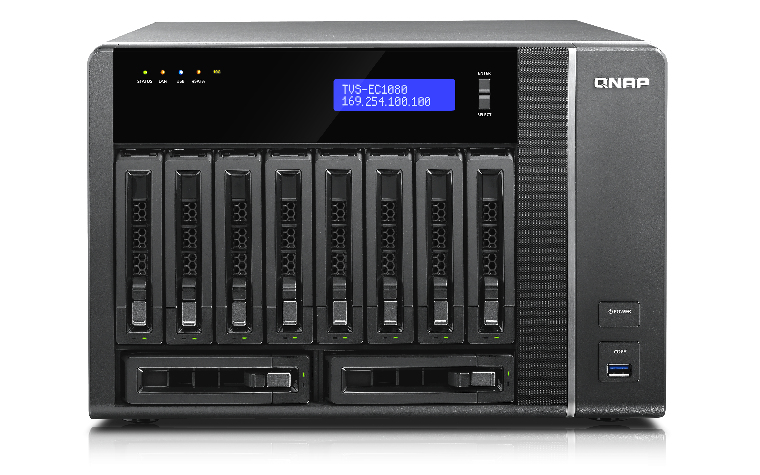 QNAP TVS-EC1080-E3-16G NAS/storage server Tower Intel® Xeon® E3 V3 Family E3-1245V3 – image 2