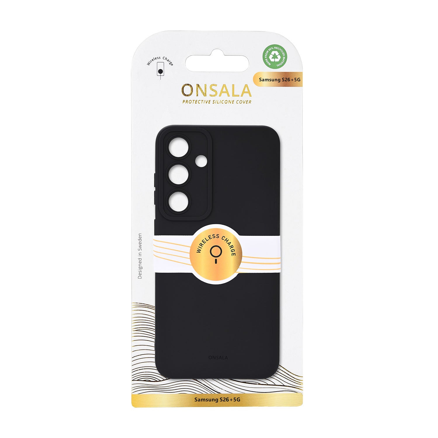 Onsala Phone Case with Silicone Feel Black - Samsung Galaxy S26+ – image 2