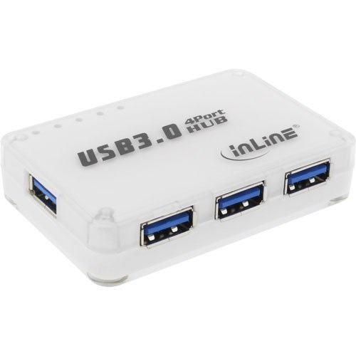 InLine 35393W interface hub 5000 Mbit/s White