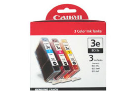 Canon BCI-3e ink cartridge 3 pc(s) Original Cyan, Magenta, Yellow