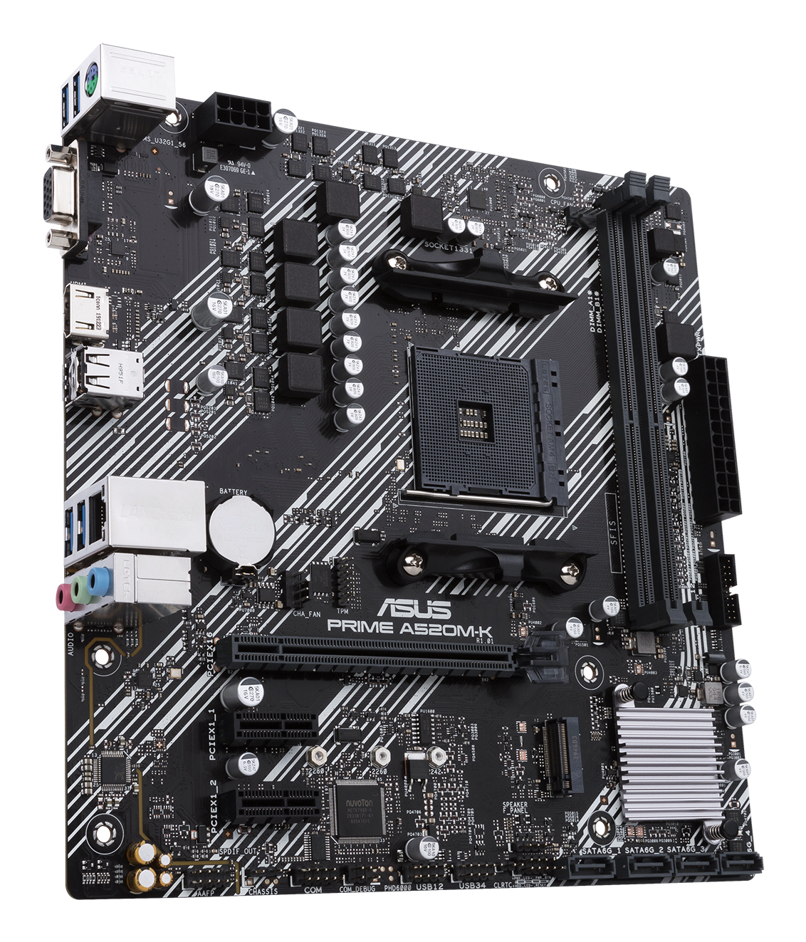 Tarjeta Madre Asus Prime A520M K Socket Am4 2X Ddr4 2133/3200/4600(O.C) Mhz Hdmi Vga M.2 Usb 2.0/3.2 Micro Atx - PRIME A520M-K Tarjeta Madre Asus Prime A520M K Socket Am4 2X Ddr4 2133/3200/4600(O.C) Mhz Hdmi Vga M.2 Usb 2.0/3.2 Micro Atx - PRIME A520M-K