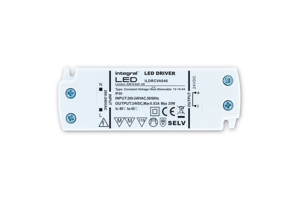 Integral LED ILDRCVA046 LED Sürücü 20W 200-240V IP20