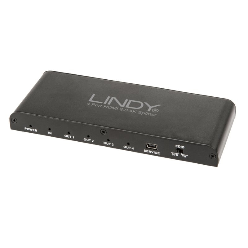 Lindy 38221 video splitter HDMI 4x HDMI – image 1