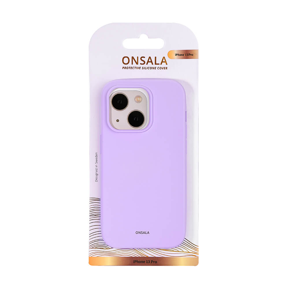 Onsala Phone Case Silicone Purple - iPhone 13 Pro – image 2