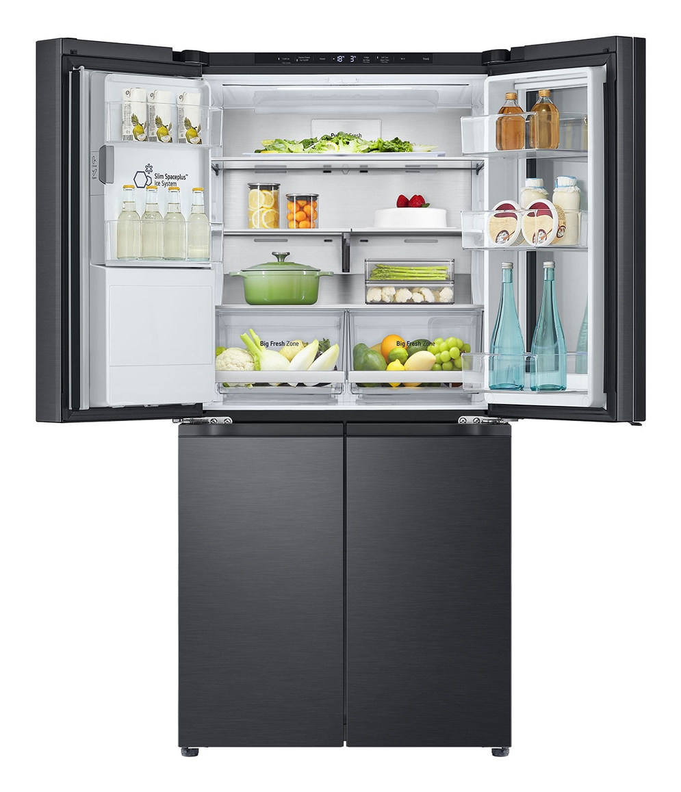 LG GF-V500MBLC side-by-side refrigerator Freestanding – image 3