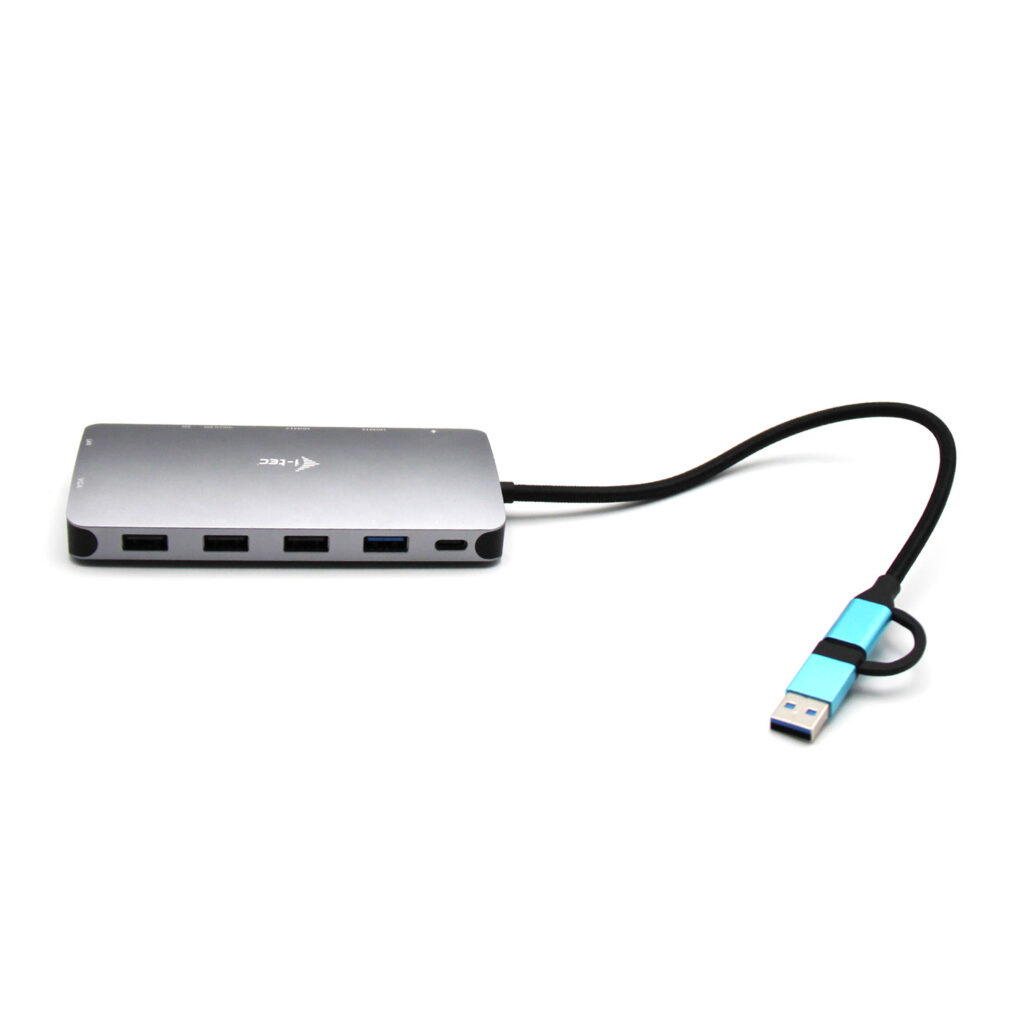 i-tec USB 3.0 USB-C/Thunderbolt 3x Display Metal Nano Dock with LAN + Power Delivery – image 2