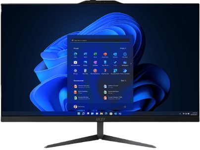 MSI Modern 12M-025EU Intel® Core™ i7 i7-1260P 68,6 cm (27") 1920 x 1080 пикселей ПК все в одном 8 GB DDR4-SDRAM 512 GB Твердотельный накопитель (SSD) Windows 11 Pro Wi-Fi 6E (802.11ax) Черный