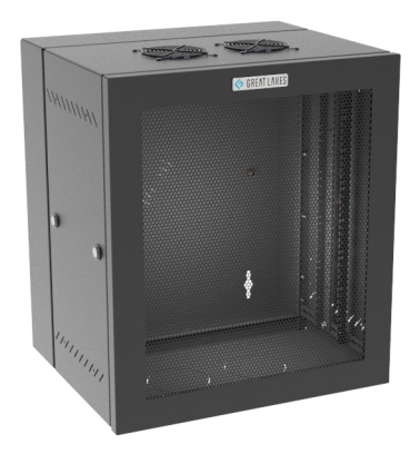 Vertiv GL2418WMM-B-AF rack cabinet 12U Wall mounted rack Black – image 1