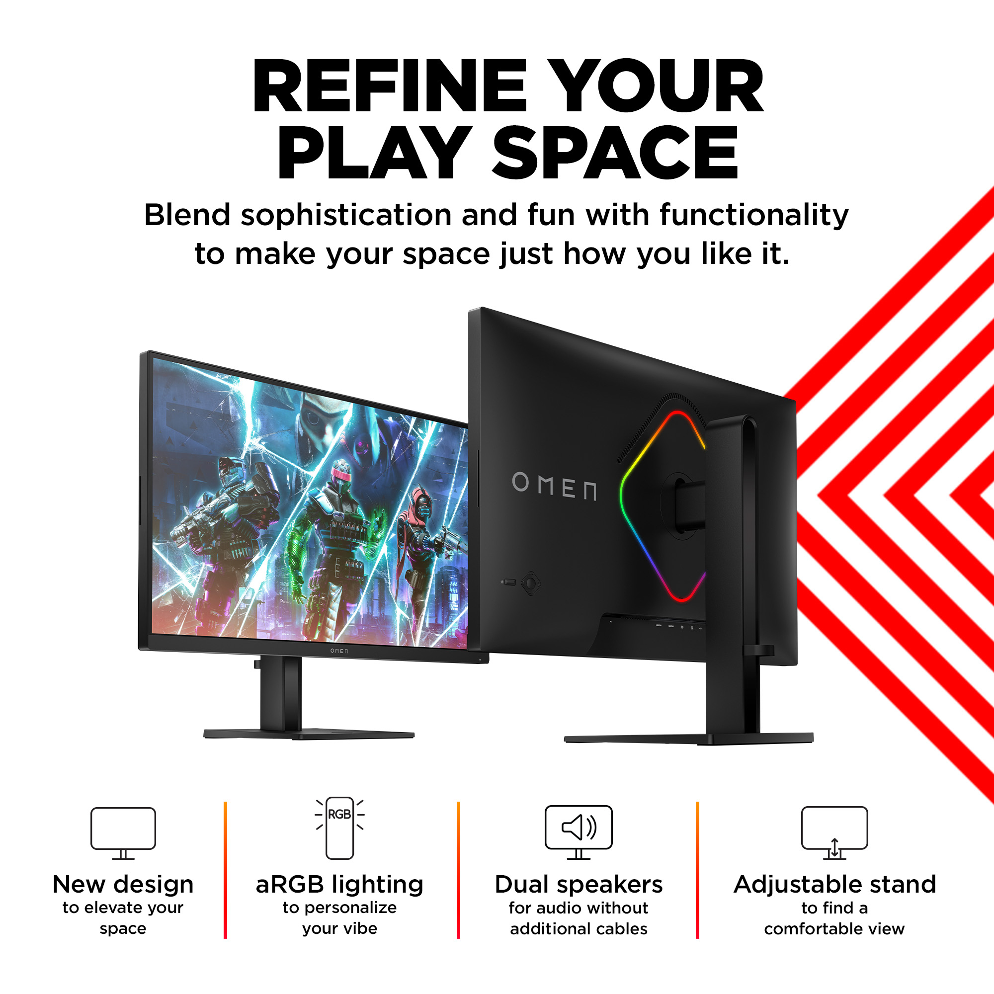 HP OMEN by HP 27 inch QHD 240Hz Gaming Monitor - OMEN 27qs – image 9