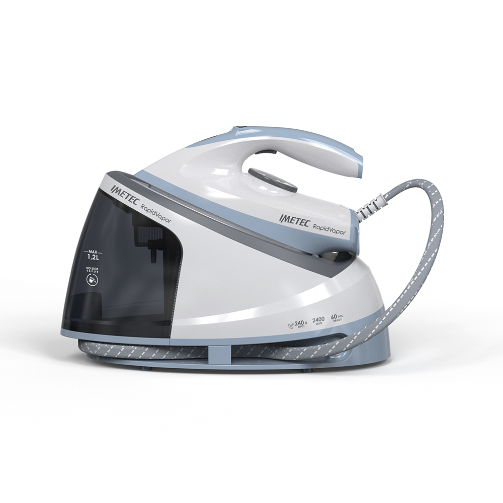 Imetec RapidVapor 2400 W 1.2 L Ceramic soleplate Blue, Grey – image 1