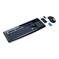 Fujitsu LX850 keyboard Mouse included RF Wireless Black
